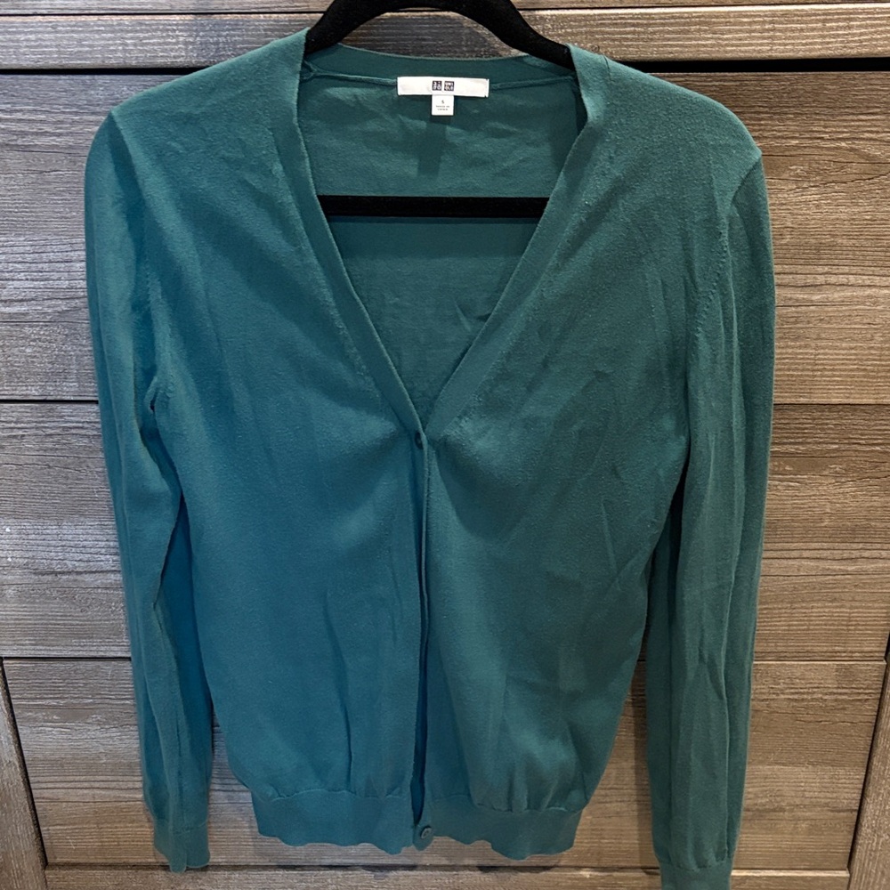 Dark Green Cardigan